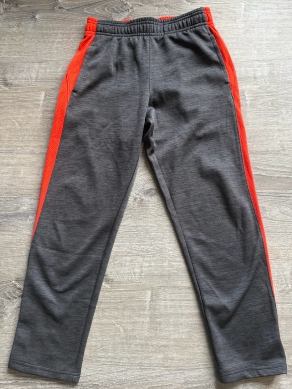 Champion C9 Boy’s M(8) Athletic Pants Joggers Gray Orange